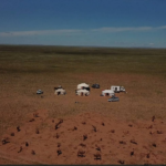 View over Gobi desert pasture-1