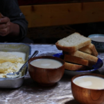 Breakfast in ger (yurt)-1